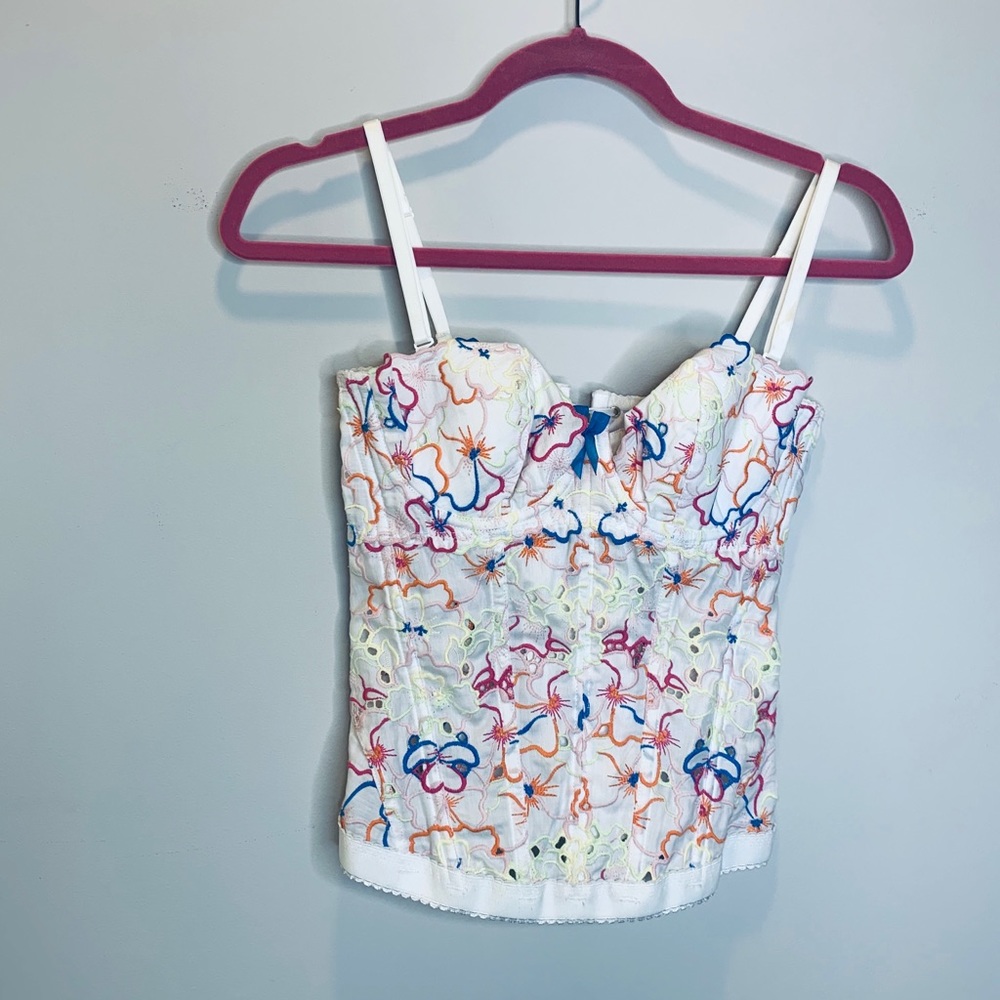 agent provocateur corset, floral innocence 🌷